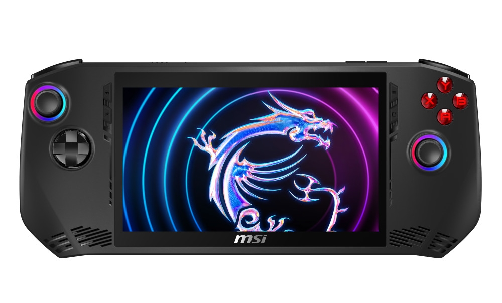 글로벌 PC제조사 MSI의 휴대용 게임PC '클로'의 제품사진